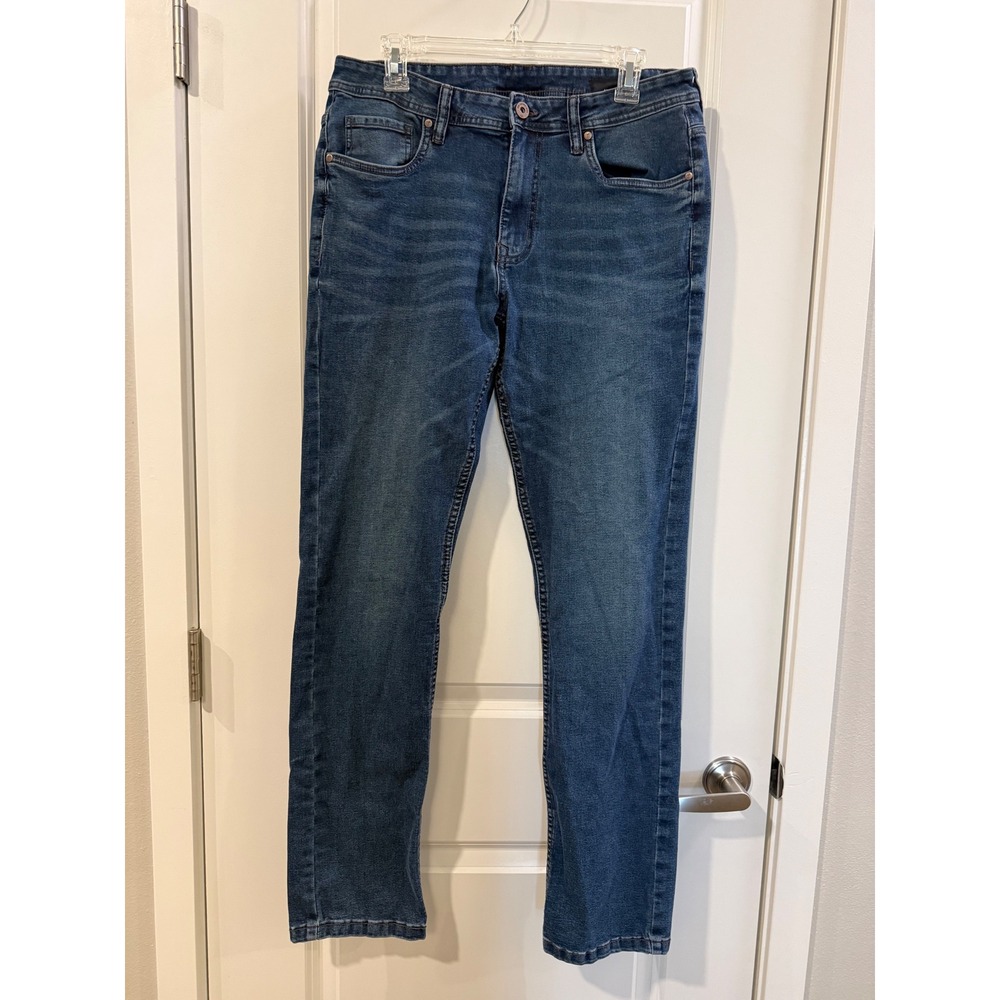 The Perfect‎ Jean NYC Mens Slim Fit Medium Wash Blue Denim Jeans 32x34